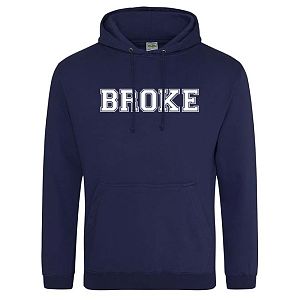 Hoodie dames Broke navy