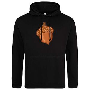 Hoodie heren Eikel black